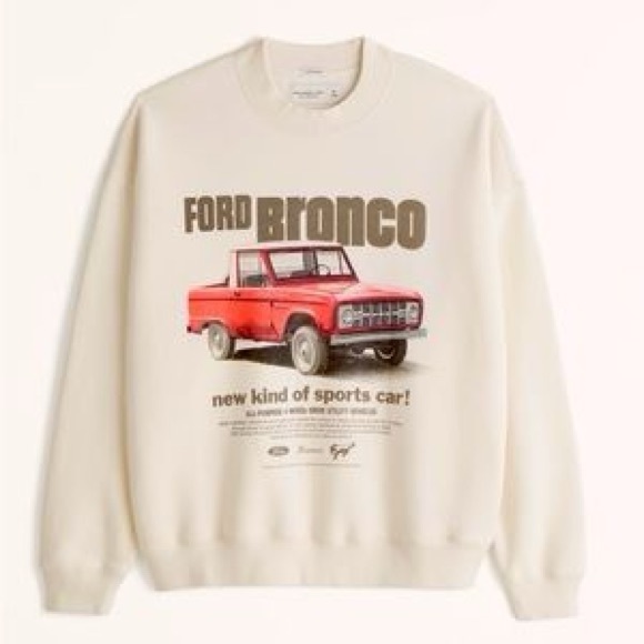 Abercrombie & Fitch Sweaters Abercrombie Ford Bronco Oversized
